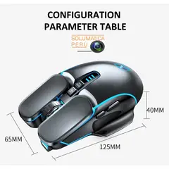 OEM - Mouse Gamer Inalambrico - Recargable Para Windows y Macbook