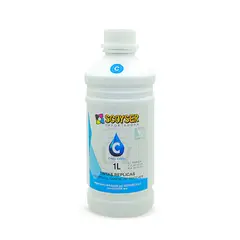 SCOYSER - Tinta Compatible Litro Uv Cyan