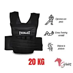 NO LOGO - Set De Mancuernas De 50 Kg + Chaleco De 2O Kg De Regalo