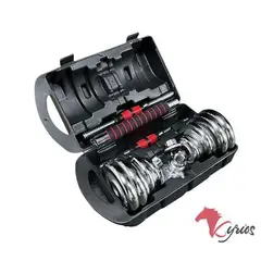 NO LOGO - Set De Mancuernas De 20 Kg Cromadas Premiun