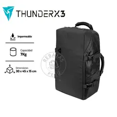 THUNDER X3 - Mochila Gamer ThunderX3 para Laptop 156 Resistente y Ergonómica