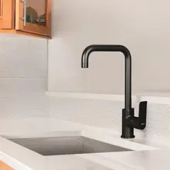 TREBOL - Monocomando para Cocina en Bronce Cromado Negro