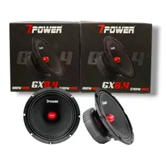 GENERICO - Parlantes Medios Rango Punta Bala 8" Pulgadas 540W 7 Power