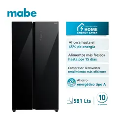MABE - Refrigeradora Side by Side Inverter 581L Netos MSD631LKLNG0