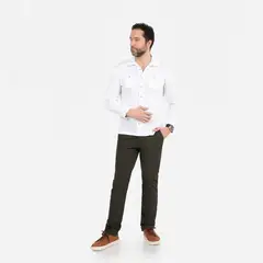 CONUNDRA CLOTHING - Camisa Blanca 100% Algodón