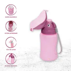 INFANTI - Bacín Portátil Para Bebe Niño «POTTY TO GO» Rosado