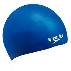 SPEEDO - Gorro Natación Moulded Silicona Cap Niños Azul