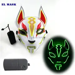 GENERICO - MASCARA DE ZORRO CON LUZ LED