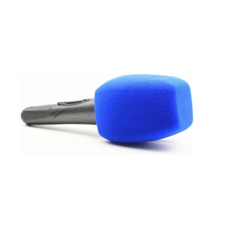 Esponja Protector Grueso y Resistente Para Microfonos - Azul
