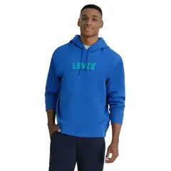 LEVIS - Polerón Hombre Relaxed Graphic Azul