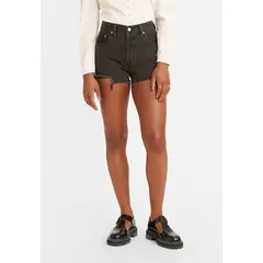 LEVIS - Shorts Mujer 501 Original Negro