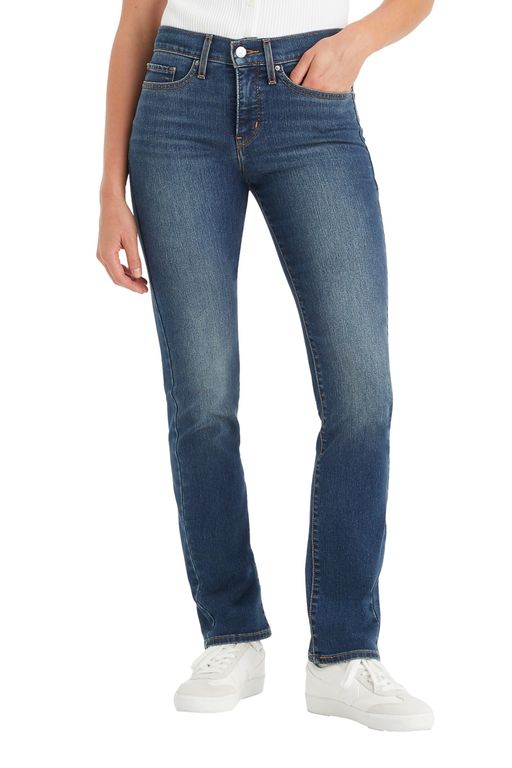 Jeans Mujer 314 Shaping Straight Azul