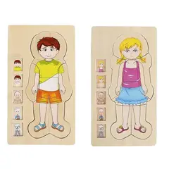 ONSHINE - Rompecabezas didácticas del cuerpo humano en capas