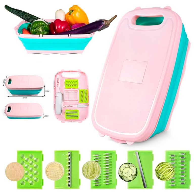 Dos Tablas de Cortar 9 en 1 Multifuncional