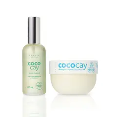 ARANZA - BOX CREMA CORPORAL HIDRATANTE COCOCAY + ACEITE CORPORAL TOQUE SECO + NECESER GRATIS