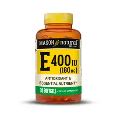 MASON NATURAL - Vitamina E 400 UI - - 30 Cáps. Blandas