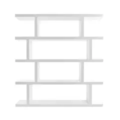 TU MESITA - Librero Escalar Blanco 172cm