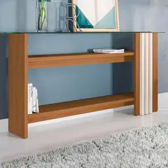 TU MESITA - Recibidor Moderno Frizz color MarrónBlanco