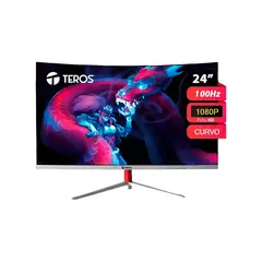 TEROS - Monitor TE-2402S 238 CURVO FHD 100HZ 1MS HDMI VGA FHD