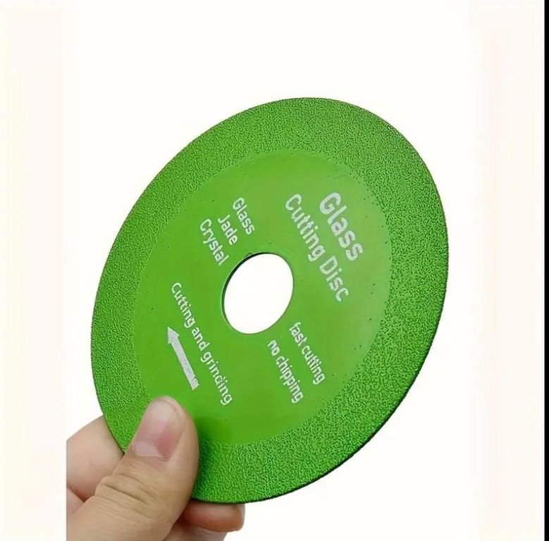 Disco diamantado verde de 4" para vidrio, mayólicas y porcelanato