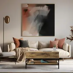 TU MESITA - Mesa de Centro Extensible Milanis color Marrón 1 puerta