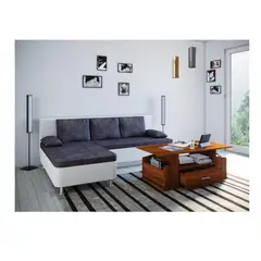 TU MESITA - Mesa de Centro Funcional Gia color Marrón 1 cajón