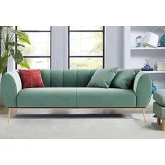 GENERICO - Sofá Emerald Dream 3 Cuerpos - Verde