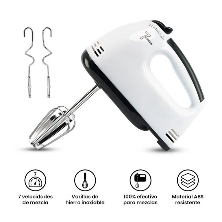 Batidora de Mano Electrica HandMixer 7 Velocidades