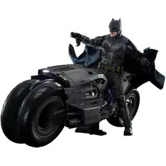 HOT TOYS - Batman and Batcycle The Flash 2023
