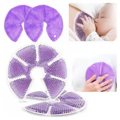 DAUER - Compresas de Lactancia Gel Reutilizables Calor y Frio 2Unidades
