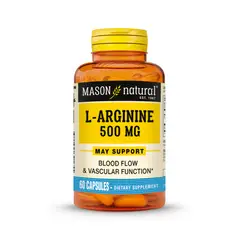 MASON NATURAL - L-Arginina 500 MG - - 60 Cápsulas