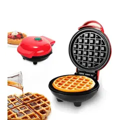 GENERICO - Mini Wafflera Antiadherente Eléctrica