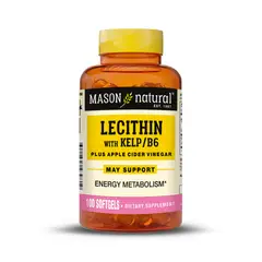 MASON NATURAL - Lecitina Kelp B6 - - 100 Cápsulas Blandas