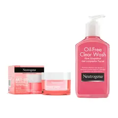 NEUTROGENA - Pack Facial Limpiador + Hidratante Antiedad