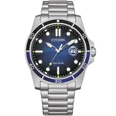 CITIZEN - Reloj Acero Core Collection OF Sport Marine AW1810-85L