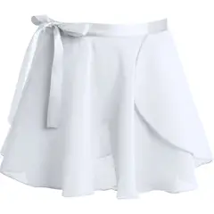 NACIONAL - Falda Envolvente para Ballet - Blanco