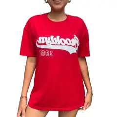 ENGELL - Polo Oversize Brooklyn Rojo