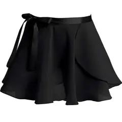 NACIONAL - Falda Envolvente para Ballet - Negro