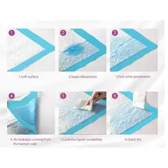 GENERICO - Pañales desechables para el piso mascotas talla L Pack*2