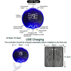 GENERICO - Masajeador de pies electrico electroestimulador muscular eléctrico EMS