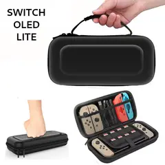 GENERICO - Case viajero funda nintendo switch lite tablets mango negro