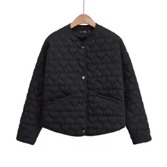 TIOZONEY - Chaqueta ligera acolchada para mujeres