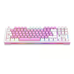ANTRYX - Teclado Mecanico TKL Chrome Storm MK840 Pink Blue Switch
