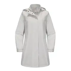 TIOZONEY - Chaqueta impermeable con capucha para mujer-Beige