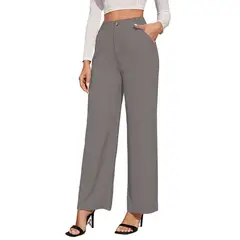BLWOENS - Pantalones largos para mujeres - Gris