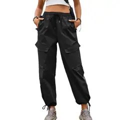 BLWOENS - Pantalones largos para mujeres - Negro