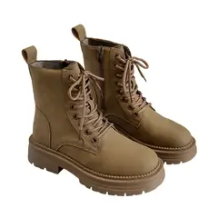 BLWOENS - Zapatos BOTAS cortas de invierno para mujeres - Marrón