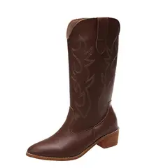 BLWOENS - Zapatos BOTAS largas de invierno para mujeres - Marrón