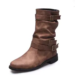 BLWOENS - Zapatos BOTAS largas de invierno para mujeres - Marrón