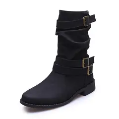 BLWOENS - Zapatos BOTAS largas de invierno para mujeres - Negro